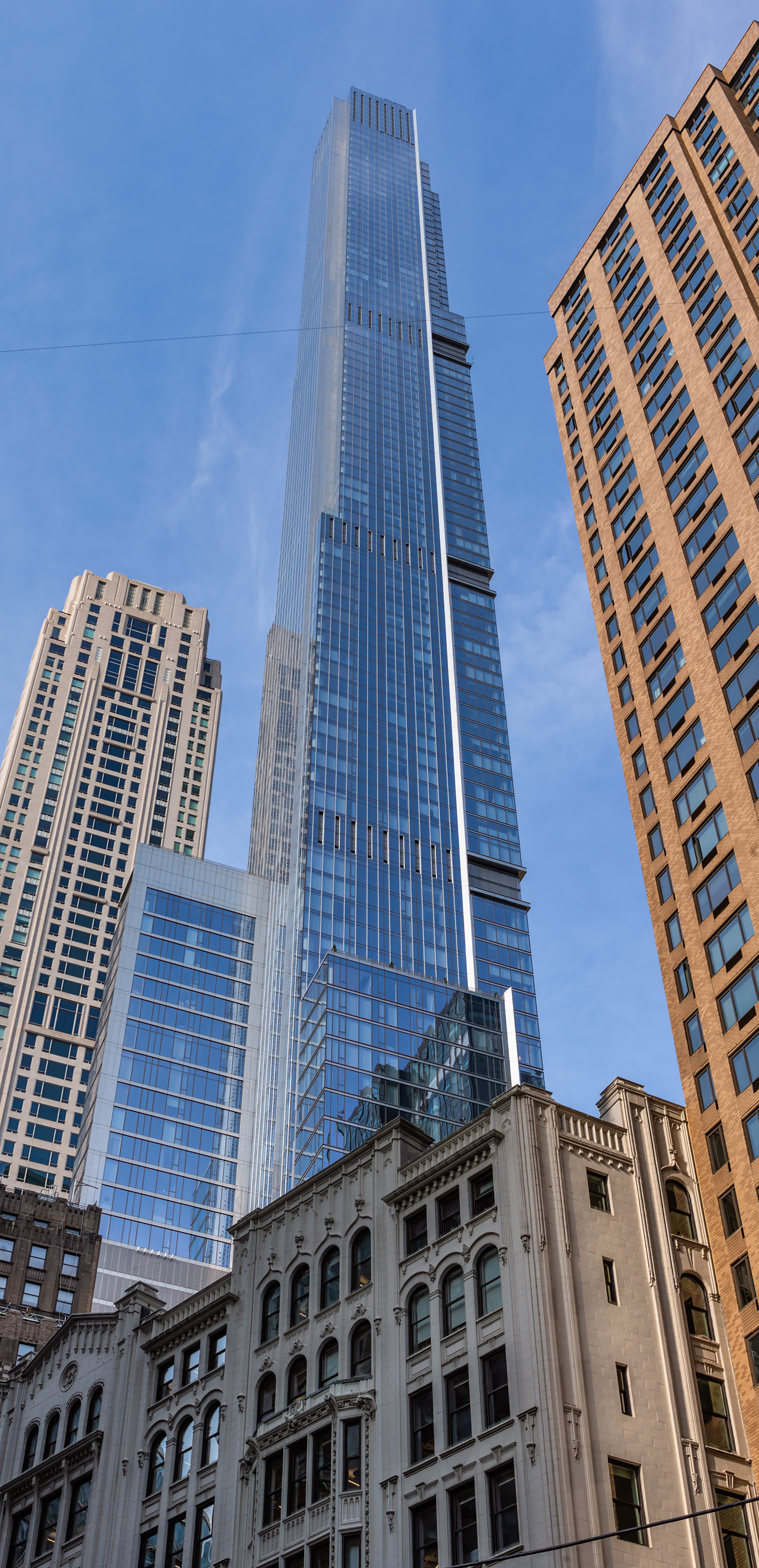 Central Park Tower, New York City - Looking up. © Mathias Beinling